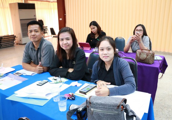 ภาพกิจกรรม คณะวิทยาศาสตร์และเทคโนโลยี เข้าร่วมโครงการฝึกอบรม เรื่อง การป้องกันผลประโยชน์ทับซ้อน