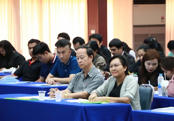 ภาพกิจกรรม คณะวิทยาศาสตร์และเทคโนโลยี เข้าร่วมโครงการฝึกอบรม เรื่อง การป้องกันผลประโยชน์ทับซ้อน