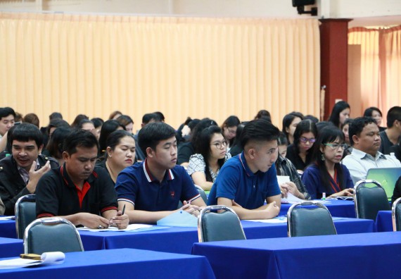 ภาพกิจกรรม คณะวิทยาศาสตร์และเทคโนโลยี เข้าร่วมโครงการฝึกอบรม เรื่อง การป้องกันผลประโยชน์ทับซ้อน