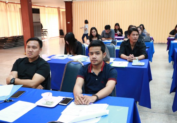 ภาพกิจกรรม คณะวิทยาศาสตร์และเทคโนโลยี เข้าร่วมโครงการฝึกอบรม เรื่อง การป้องกันผลประโยชน์ทับซ้อน