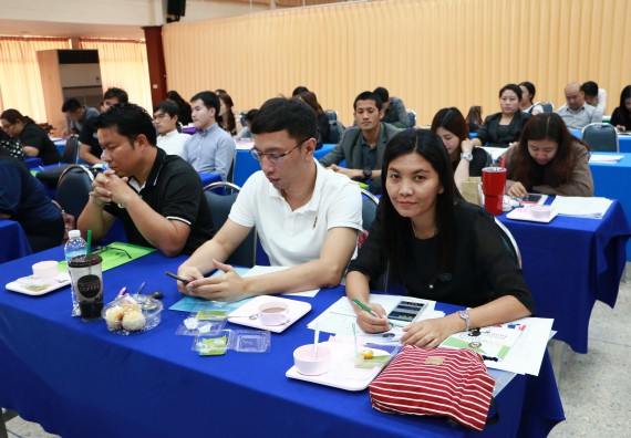 ภาพกิจกรรม คณะวิทยาศาสตร์และเทคโนโลยี เข้าร่วมโครงการฝึกอบรม เรื่อง การป้องกันผลประโยชน์ทับซ้อน