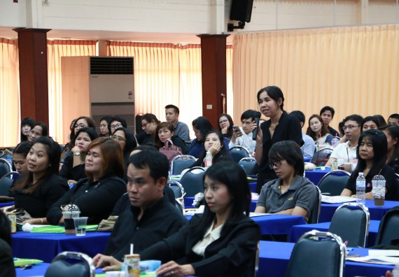 ภาพกิจกรรม คณะวิทยาศาสตร์และเทคโนโลยี เข้าร่วมโครงการฝึกอบรม เรื่อง การป้องกันผลประโยชน์ทับซ้อน