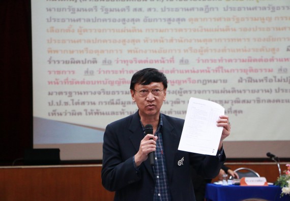 ภาพกิจกรรม คณะวิทยาศาสตร์และเทคโนโลยี เข้าร่วมโครงการฝึกอบรม เรื่อง การป้องกันผลประโยชน์ทับซ้อน