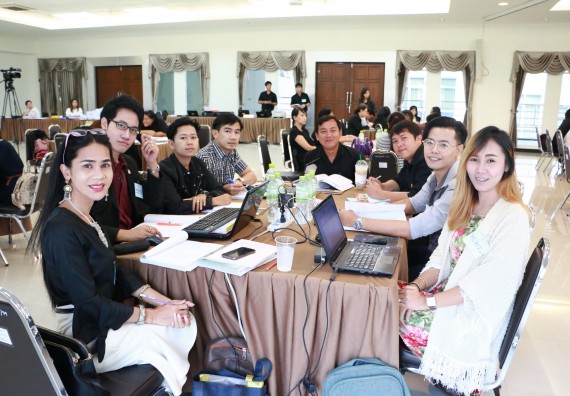 ภาพกิจกรรม คณะวิทยาศาสตร์และเทคโนโลยี เข้าร่วมการอบรมผู้ประเมินภายในระดับหลักสูตร