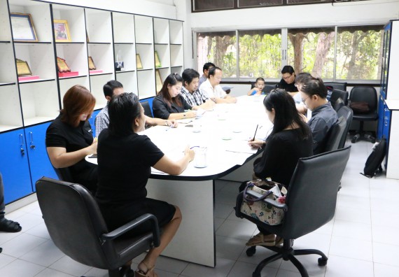 ภาพกิจกรรม คณะวิทยาศาสตร์และเทคโนโลยี จัดการประชุมเพื่อวางแผนการประชาสัมพันธ์หลักสูตรที่ไม่เป็นไปตามแผนการรับนักศึกษา ปีการศึกษา 2560