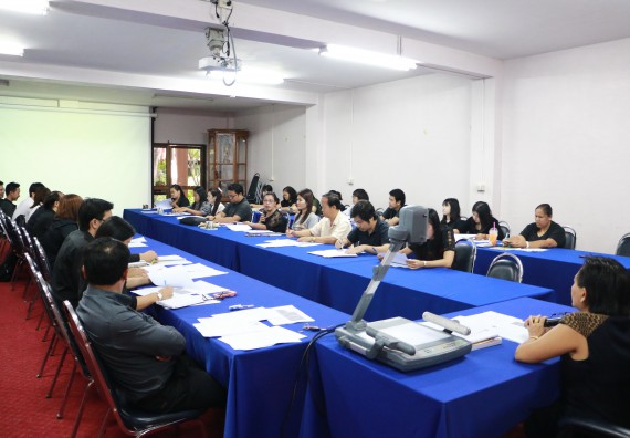 ภาพกิจกรรม คณะวิทยาศาสตร์และเทคโนโลยี จัดการประชุมคณาจารย์และบุคลากรสังกัดคณะวิทยาศาสตร์และเทคโนโลยี