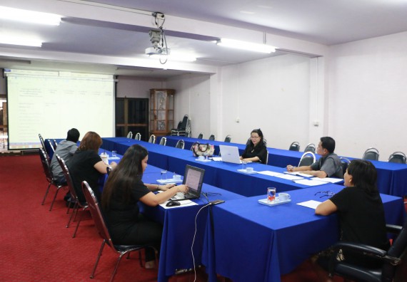 ภาพกิจกรรม คณะวิทยาศาสตร์และเทคโนโลยี จัดการประชุมการบริหารความเสี่ยงและการควบคุมภายใน รอบ 6 เดือน