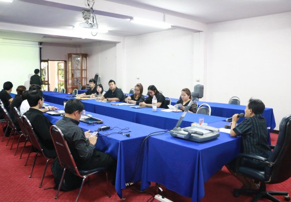 ภาพกิจกรรม คณะวิทยาศาสตร์และเทคโนโลยี จัดการอบรมเชิงปฏิบัติการ เรื่อง การเตรียมความพร้อมเพื่อเข้าสู่ตำแหน่งชำนาญการของพนักงานสายสนับสนุน