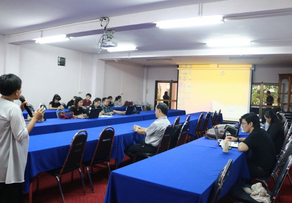 ภาพกิจกรรม คณะวิทยาศาสตร์และเทคโนโลยี จัดกิจกรรมพัฒนาสมรรถนะการจัดการเรียนการสอนที่บูรณาการกับการวิจัย บริการวิชาการ หรือทำนุบำรุงศิลปวัฒนธรรม