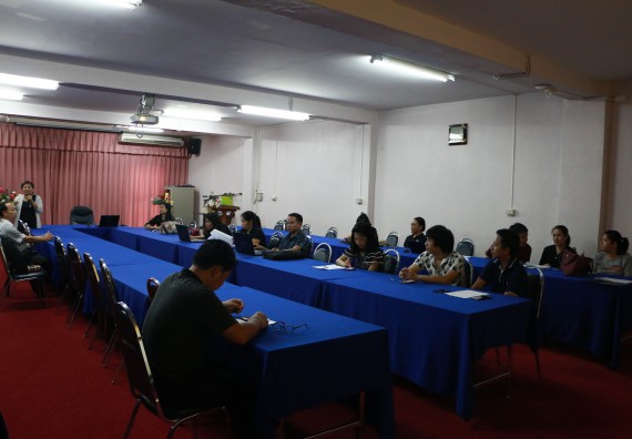 ภาพกิจกรรม คณะวิทยาศาสตร์และเทคโนโลยี จัดกิจกรรมพัฒนาสมรรถนะการจัดการเรียนการสอนที่บูรณาการกับการวิจัย บริการวิชาการ หรือทำนุบำรุงศิลปวัฒนธรรม