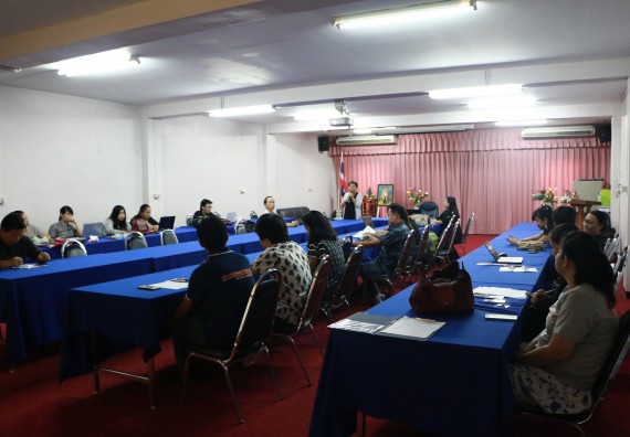 ภาพกิจกรรม คณะวิทยาศาสตร์และเทคโนโลยี จัดกิจกรรมพัฒนาสมรรถนะการจัดการเรียนการสอนที่บูรณาการกับการวิจัย บริการวิชาการ หรือทำนุบำรุงศิลปวัฒนธรรม