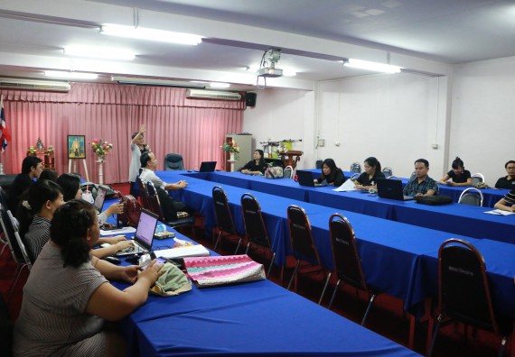 ภาพกิจกรรม คณะวิทยาศาสตร์และเทคโนโลยี จัดกิจกรรมพัฒนาสมรรถนะการจัดการเรียนการสอนที่บูรณาการกับการวิจัย บริการวิชาการ หรือทำนุบำรุงศิลปวัฒนธรรม