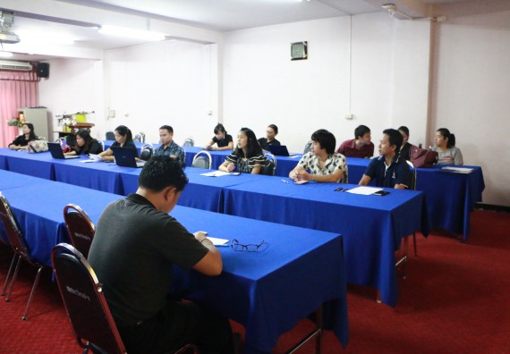 ภาพกิจกรรม คณะวิทยาศาสตร์และเทคโนโลยี จัดกิจกรรมพัฒนาสมรรถนะการจัดการเรียนการสอนที่บูรณาการกับการวิจัย บริการวิชาการ หรือทำนุบำรุงศิลปวัฒนธรรม