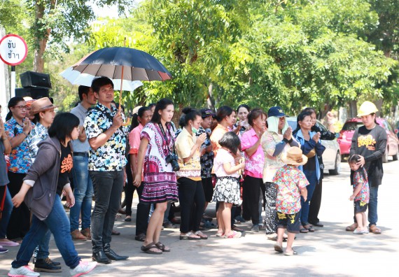 ภาพกิจกรรม คณะวิทยาศาสตร์และเทคโนโลยี เข้าร่วมกิจกรรมทำบุญปีใหม่ไทย