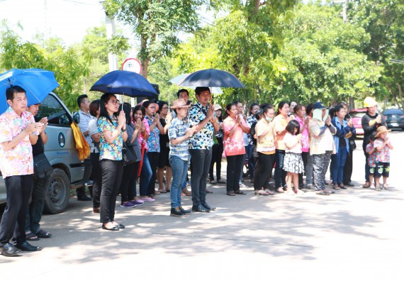 ภาพกิจกรรม คณะวิทยาศาสตร์และเทคโนโลยี เข้าร่วมกิจกรรมทำบุญปีใหม่ไทย