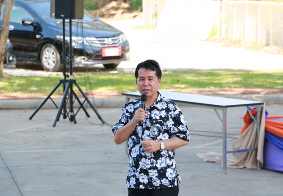 ภาพกิจกรรม คณะวิทยาศาสตร์และเทคโนโลยี เข้าร่วมกิจกรรมทำบุญปีใหม่ไทย