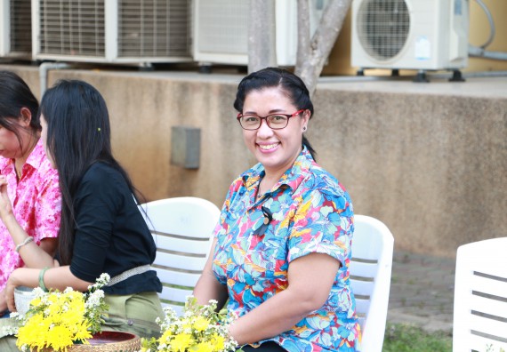 ภาพกิจกรรม คณะวิทยาศาสตร์และเทคโนโลยี เข้าร่วมกิจกรรมทำบุญปีใหม่ไทย