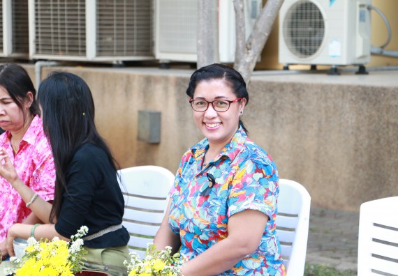 ภาพกิจกรรม คณะวิทยาศาสตร์และเทคโนโลยี เข้าร่วมกิจกรรมทำบุญปีใหม่ไทย