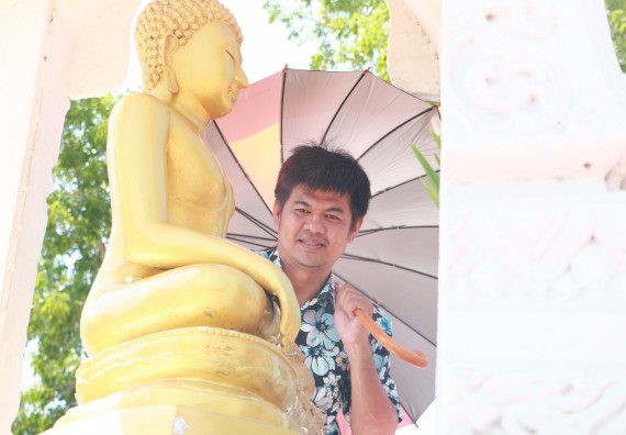 ภาพกิจกรรม คณะวิทยาศาสตร์และเทคโนโลยี เข้าร่วมกิจกรรมทำบุญปีใหม่ไทย