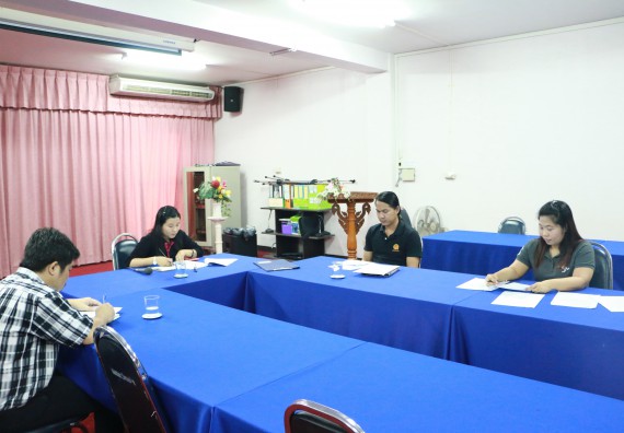 ภาพกิจกรรม คณะวิทยาศาสตร์และเทคโนโลยี จัดการประชุมพิจารณาทุนวิจัยคณะวิทยาศาสตร์และเทคโนโลยี ประจำปีงบประมาณ 2560