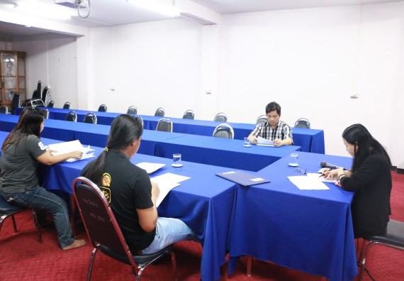 ภาพกิจกรรม คณะวิทยาศาสตร์และเทคโนโลยี จัดการประชุมพิจารณาทุนวิจัยคณะวิทยาศาสตร์และเทคโนโลยี ประจำปีงบประมาณ 2560