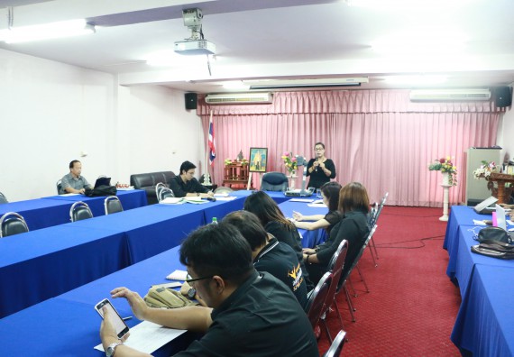 ภาพกิจกรรม คณะวิทยาศาสตร์และเทคโนโลยี จัดการอบรมเชิงปฏิบัติการ เรื่อง การประกันคุณภาพการศึกษาระดับหลักสูตร