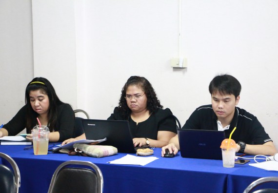 ภาพกิจกรรม คณะวิทยาศาสตร์และเทคโนโลยี จัดการอบรมเชิงปฏิบัติการ เรื่อง การประกันคุณภาพการศึกษาระดับหลักสูตร