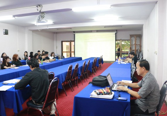 ภาพกิจกรรม คณะวิทยาศาสตร์และเทคโนโลยี จัดการอบรมเชิงปฏิบัติการ เรื่อง การประกันคุณภาพการศึกษาระดับหลักสูตร