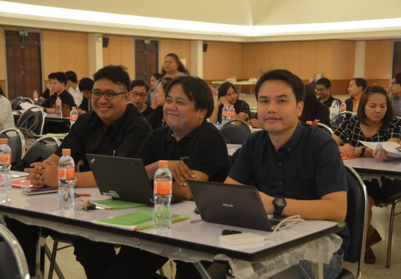 ภาพกิจกรรม บุคลากรสายสอนคณะวิทยาศาสตร์และเทคโนโลยีเข้าร่วมการ อบรมเชิงปฏิบัติการ การจัดการศึกษาเชิงบูรณาการกับการทำงาน (WiL)