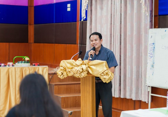 ภาพกิจกรรม คณะวิทยาศาสตร์และเทคโนโลยี จัดโครงการอบรมเชิงปฏิบัติการ การพัฒนาบุคลากรเข้าสู่ตำแหน่งทางวิชาการ ตำแหน่งที่สูงขึ้น