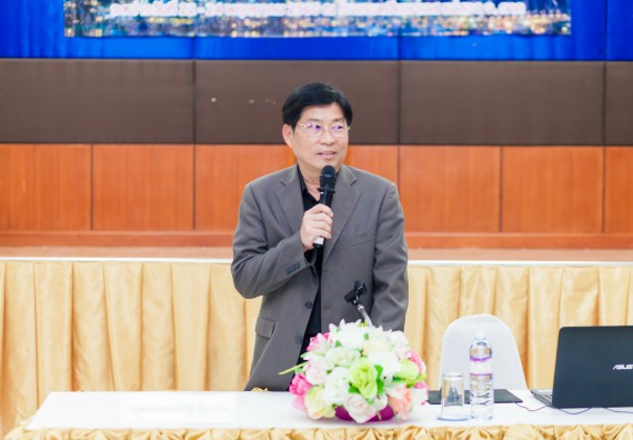 ภาพกิจกรรม คณะวิทยาศาสตร์และเทคโนโลยี จัดโครงการอบรมเชิงปฏิบัติการ การพัฒนาบุคลากรเข้าสู่ตำแหน่งทางวิชาการ ตำแหน่งที่สูงขึ้น