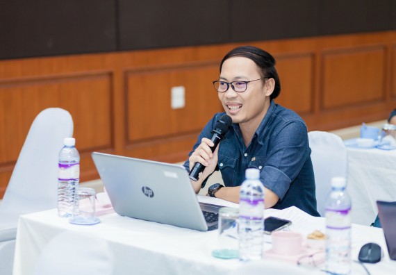 ภาพกิจกรรม คณะวิทยาศาสตร์และเทคโนโลยี จัดโครงการอบรมเชิงปฏิบัติการ การพัฒนาบุคลากรเข้าสู่ตำแหน่งทางวิชาการ ตำแหน่งที่สูงขึ้น