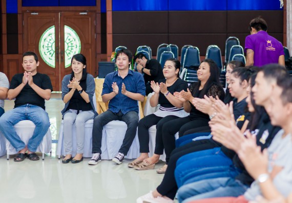 ภาพกิจกรรม คณะวิทยาศาสตร์และเทคโนโลยี จัดโครงการอบรมเชิงปฏิบัติการ กิจกรรมรักองค์กร