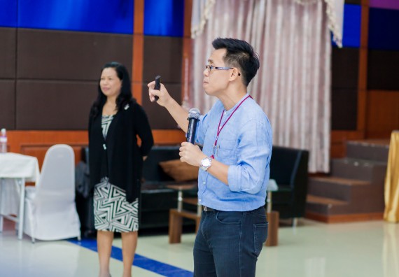 ภาพกิจกรรม คณะวิทยาศาสตร์และเทคโนโลยี จัดโครงการอบรมเชิงปฏิบัติการ กิจกรรมรักองค์กร