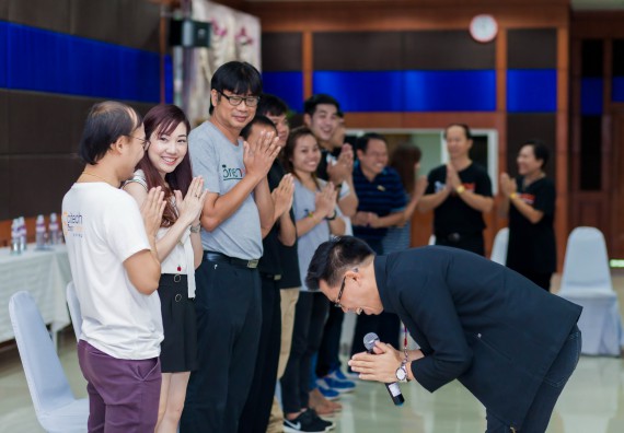 ภาพกิจกรรม คณะวิทยาศาสตร์และเทคโนโลยี จัดโครงการอบรมเชิงปฏิบัติการ กิจกรรมรักองค์กร