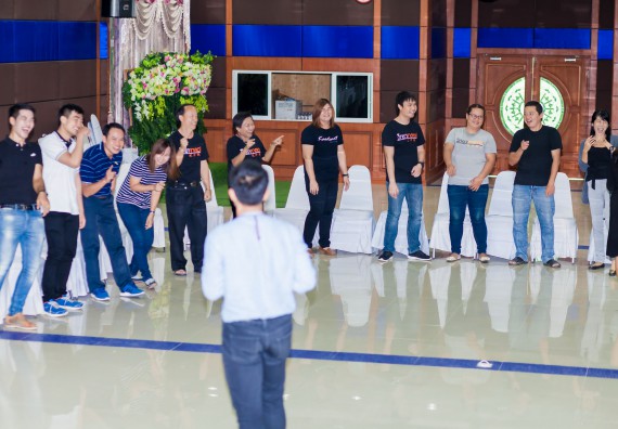 ภาพกิจกรรม คณะวิทยาศาสตร์และเทคโนโลยี จัดโครงการอบรมเชิงปฏิบัติการ กิจกรรมรักองค์กร