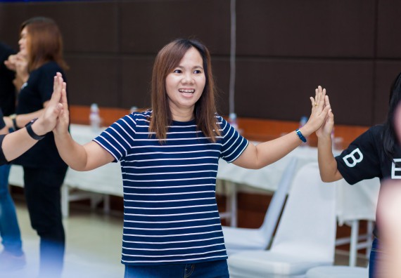 ภาพกิจกรรม คณะวิทยาศาสตร์และเทคโนโลยี จัดโครงการอบรมเชิงปฏิบัติการ กิจกรรมรักองค์กร