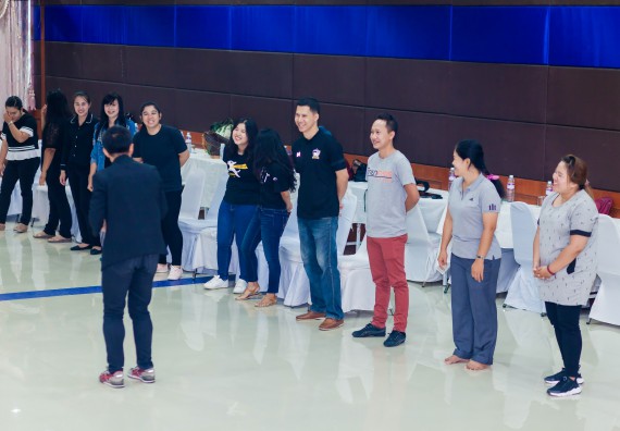 ภาพกิจกรรม คณะวิทยาศาสตร์และเทคโนโลยี จัดโครงการอบรมเชิงปฏิบัติการ กิจกรรมรักองค์กร