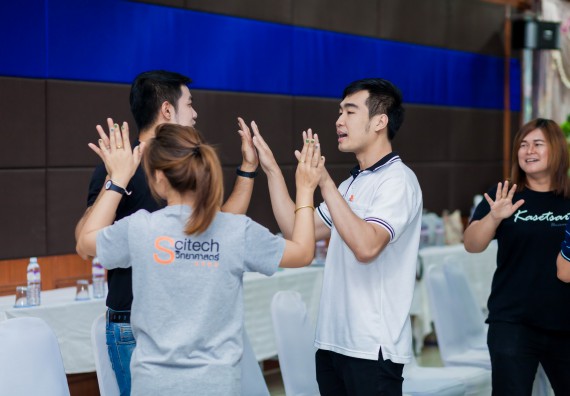ภาพกิจกรรม คณะวิทยาศาสตร์และเทคโนโลยี จัดโครงการอบรมเชิงปฏิบัติการ กิจกรรมรักองค์กร