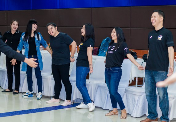 ภาพกิจกรรม คณะวิทยาศาสตร์และเทคโนโลยี จัดโครงการอบรมเชิงปฏิบัติการ กิจกรรมรักองค์กร