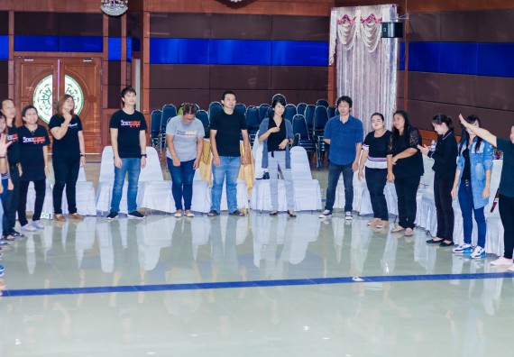 ภาพกิจกรรม คณะวิทยาศาสตร์และเทคโนโลยี จัดโครงการอบรมเชิงปฏิบัติการ กิจกรรมรักองค์กร