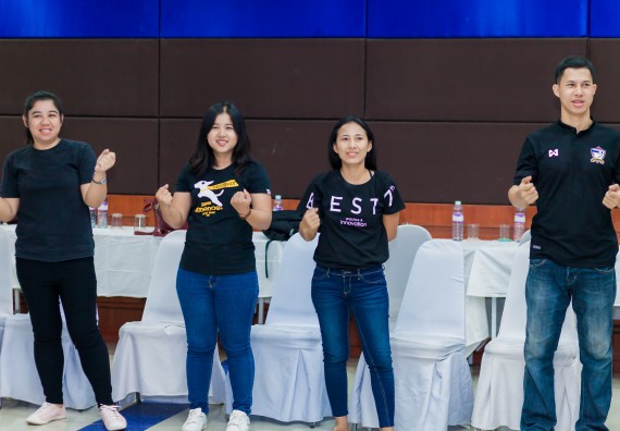 ภาพกิจกรรม คณะวิทยาศาสตร์และเทคโนโลยี จัดโครงการอบรมเชิงปฏิบัติการ กิจกรรมรักองค์กร