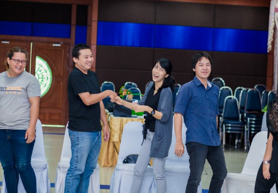 ภาพกิจกรรม คณะวิทยาศาสตร์และเทคโนโลยี จัดโครงการอบรมเชิงปฏิบัติการ กิจกรรมรักองค์กร