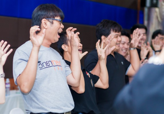 ภาพกิจกรรม คณะวิทยาศาสตร์และเทคโนโลยี จัดโครงการอบรมเชิงปฏิบัติการ กิจกรรมรักองค์กร