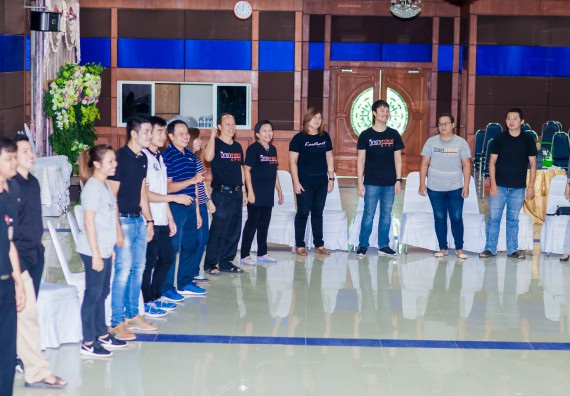 ภาพกิจกรรม คณะวิทยาศาสตร์และเทคโนโลยี จัดโครงการอบรมเชิงปฏิบัติการ กิจกรรมรักองค์กร