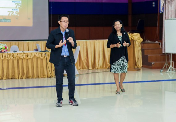 ภาพกิจกรรม คณะวิทยาศาสตร์และเทคโนโลยี จัดโครงการอบรมเชิงปฏิบัติการ กิจกรรมรักองค์กร