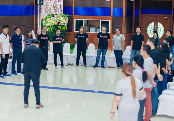 ภาพกิจกรรม คณะวิทยาศาสตร์และเทคโนโลยี จัดโครงการอบรมเชิงปฏิบัติการ กิจกรรมรักองค์กร