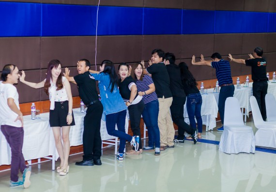 ภาพกิจกรรม คณะวิทยาศาสตร์และเทคโนโลยี จัดโครงการอบรมเชิงปฏิบัติการ กิจกรรมรักองค์กร