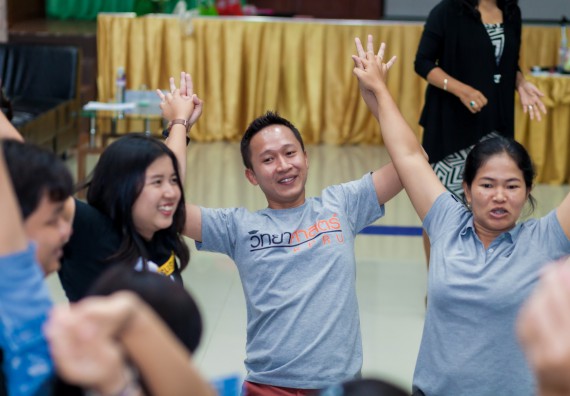 ภาพกิจกรรม คณะวิทยาศาสตร์และเทคโนโลยี จัดโครงการอบรมเชิงปฏิบัติการ กิจกรรมรักองค์กร