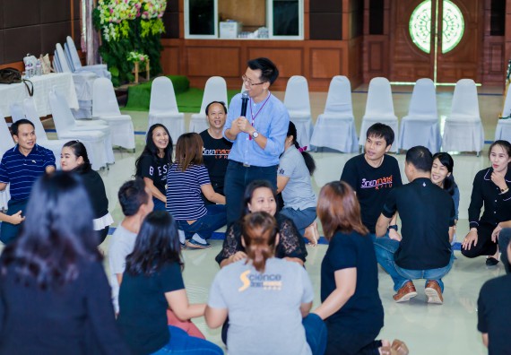 ภาพกิจกรรม คณะวิทยาศาสตร์และเทคโนโลยี จัดโครงการอบรมเชิงปฏิบัติการ กิจกรรมรักองค์กร